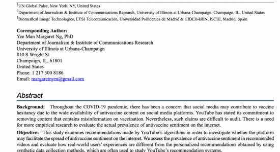 Exploring YouTube’s Recommendation System in the Context of COVID-19 Vaccines: Computational and Comparative Analysis of Video Trajectories