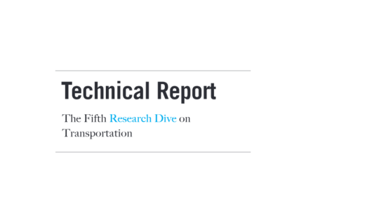 Technical Report Research Dive 5: Transportation